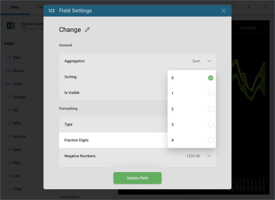 Removing fraction digits in Analytics