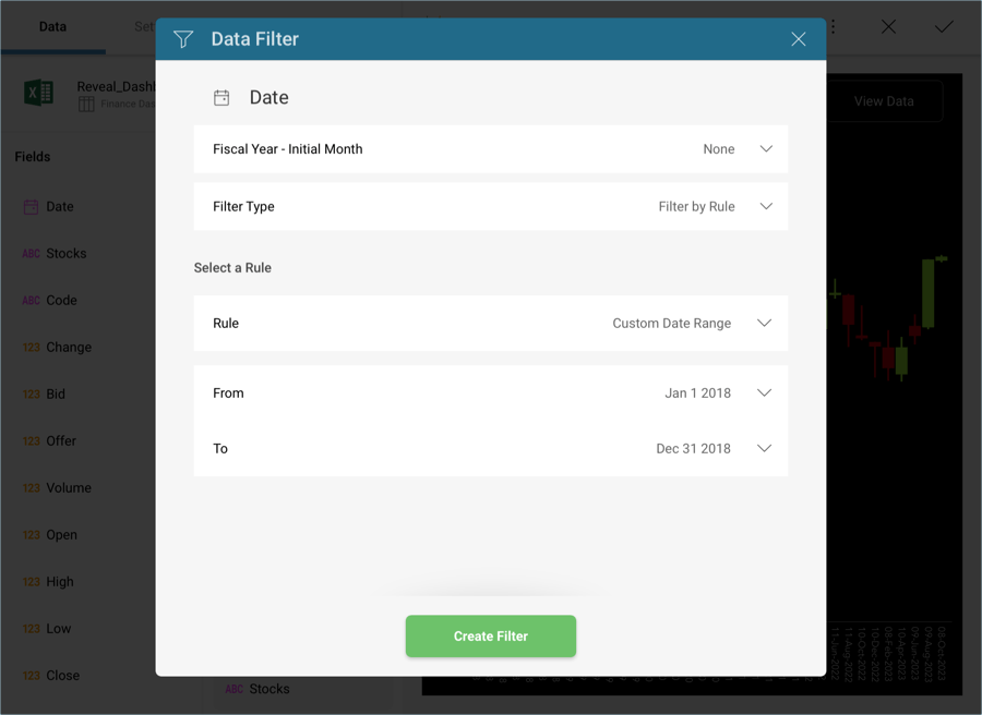 Selecting a custom date range in Analytics