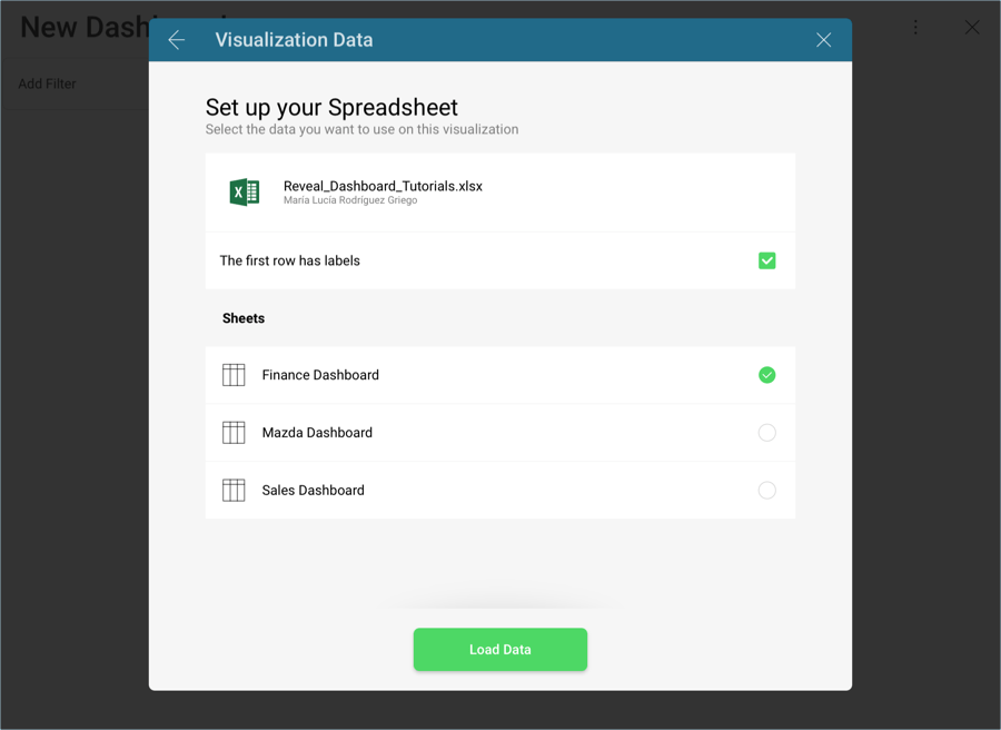 Loading data in Analytics