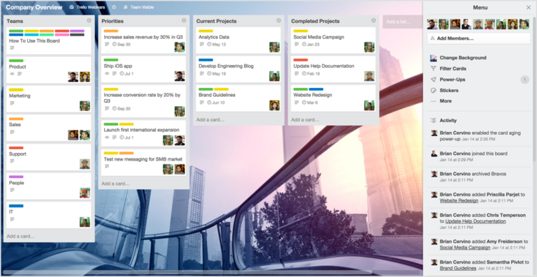 Trello -  Notion alternative