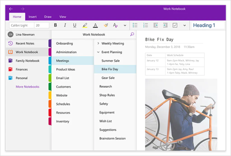 Microsoft OneNote - 代替概念